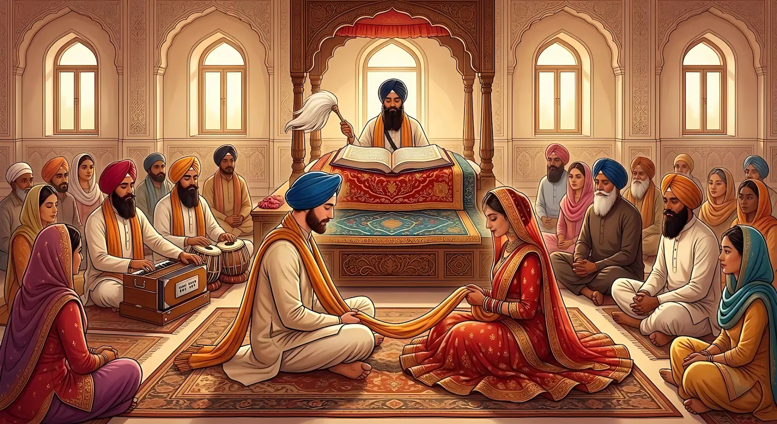 Anand-Karaj Anand Karaj, a cerimónia de casamento no siquismo.