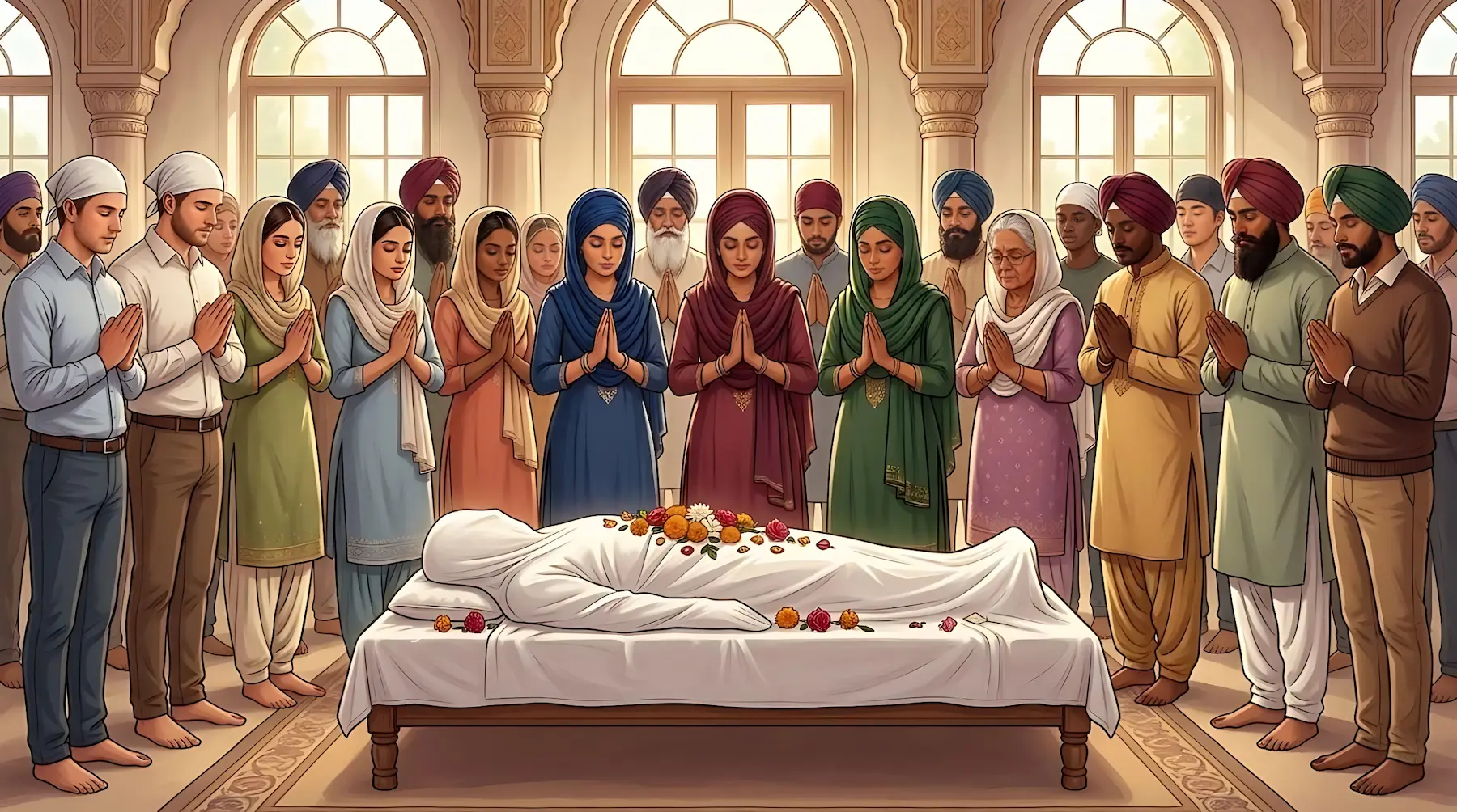 Antam-Sanskar Antam Sanskar, rituais fúnebres do siquismo