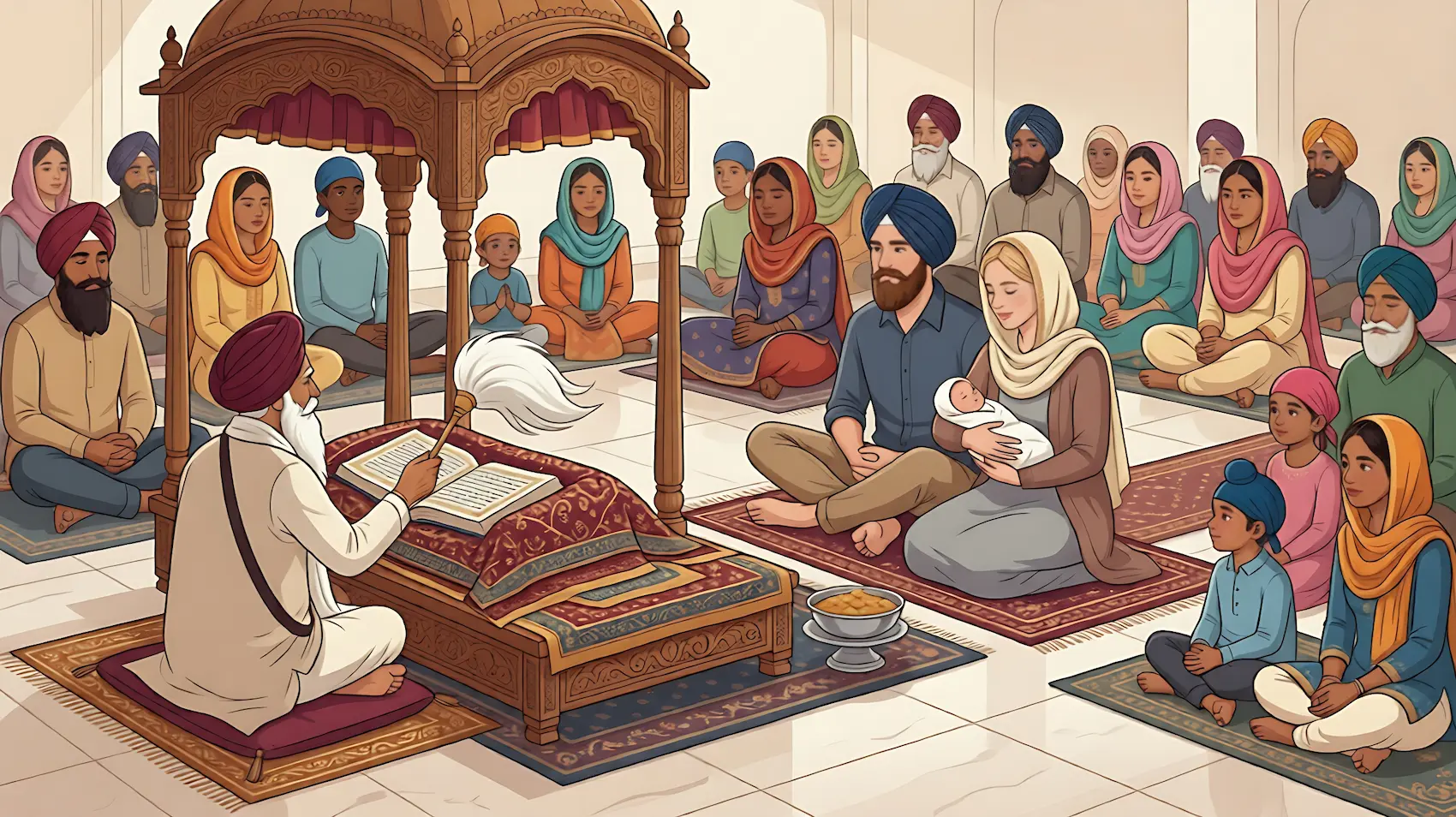 Naam-Karan Cerimónia sique de Naam Karan